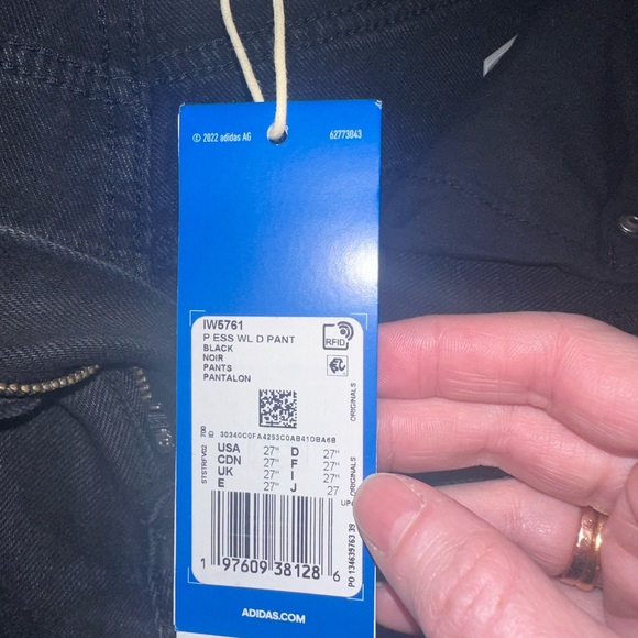 Brand new adidas wide leg jeans with tag - Picture 8 of 9